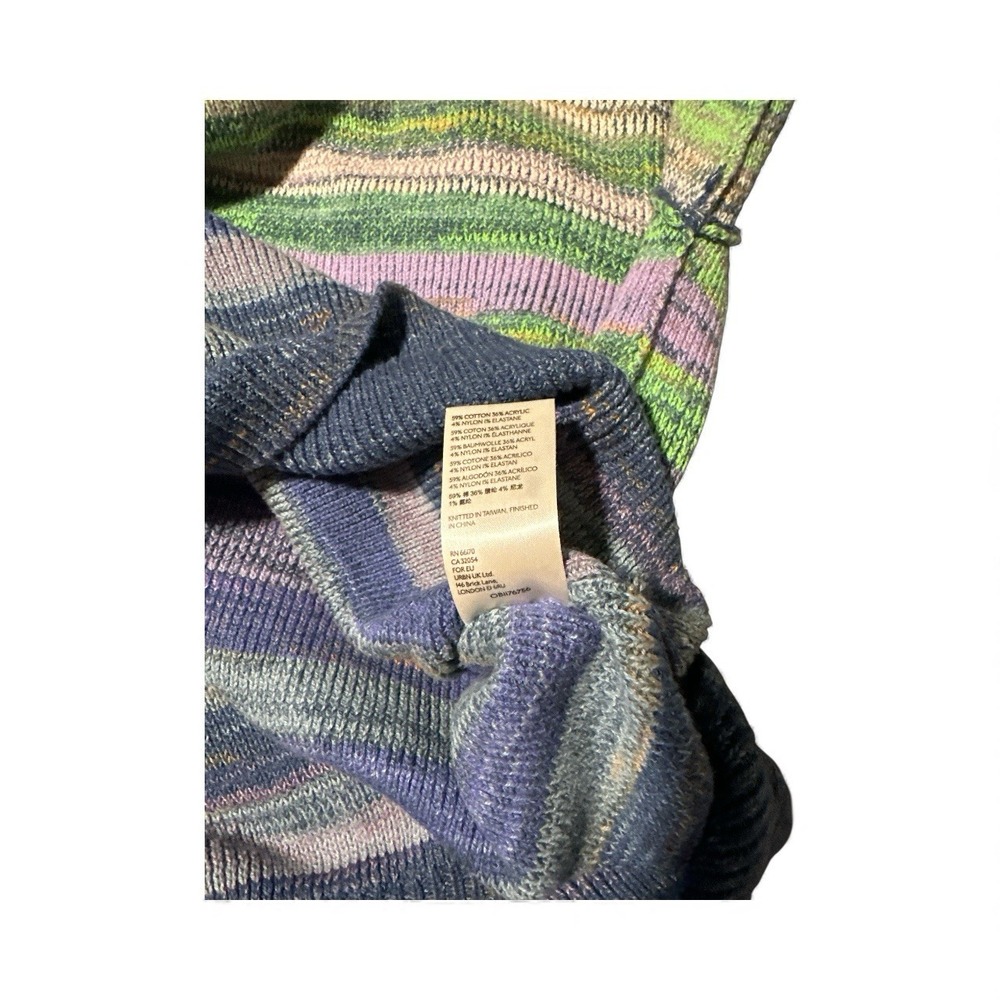 Free People Easy Street Space Dye Oversized Sweater Bohemian Free Spirit Size L - Picture 10 of 12